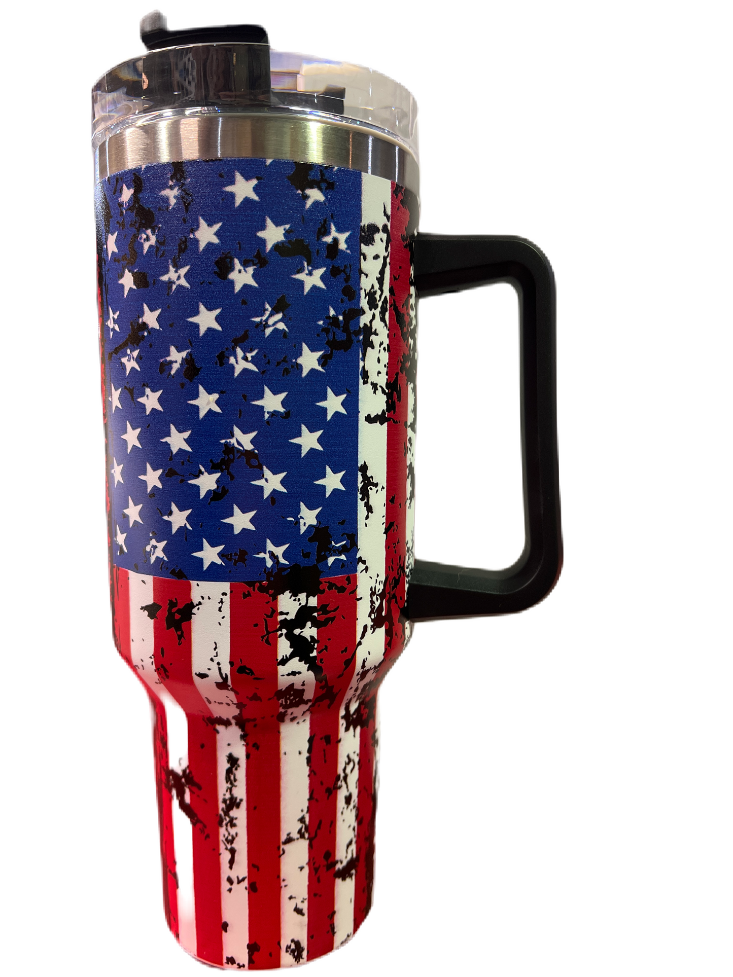 American Flag Tumbler