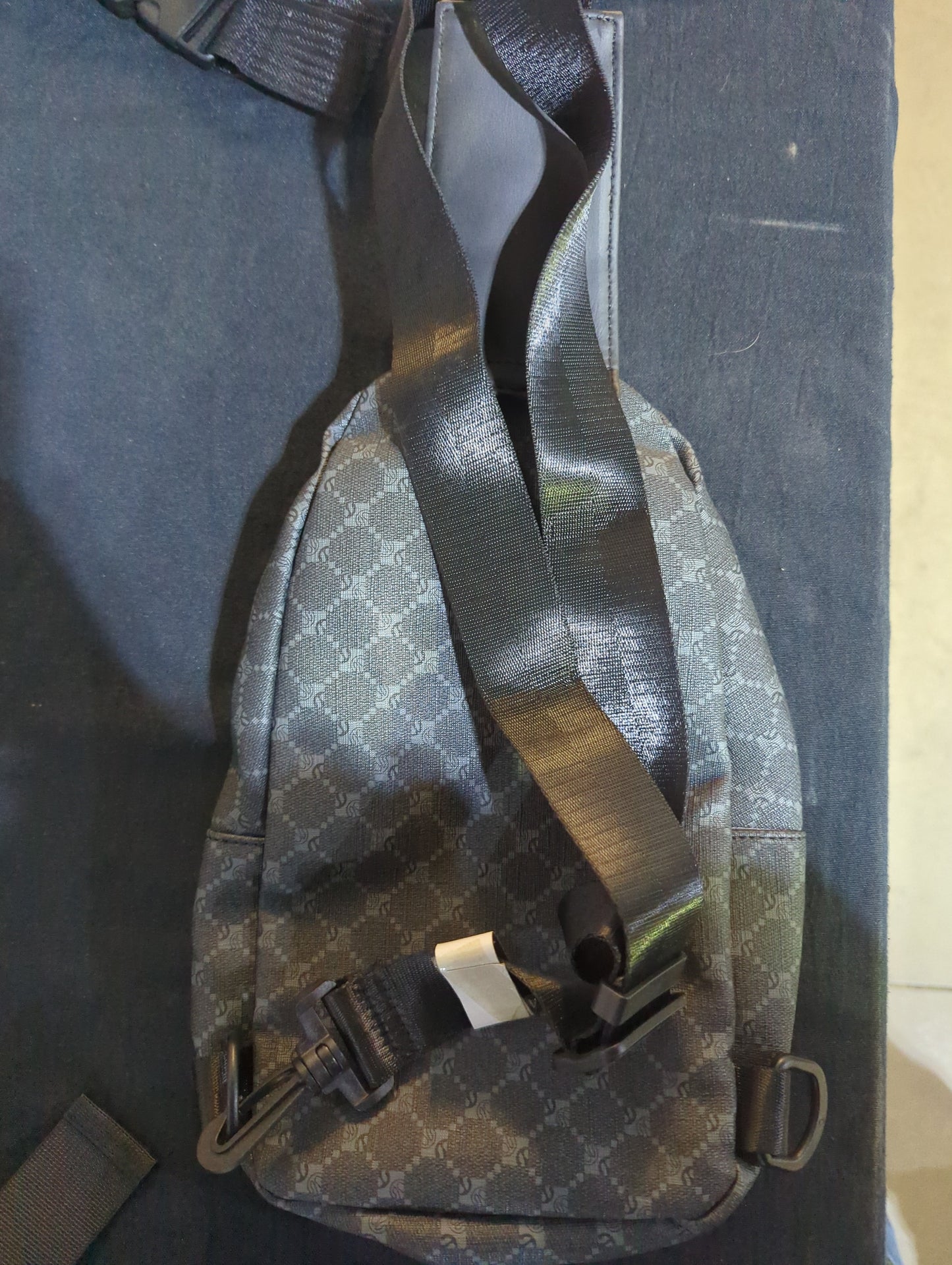 Large leather Cross Body Bag