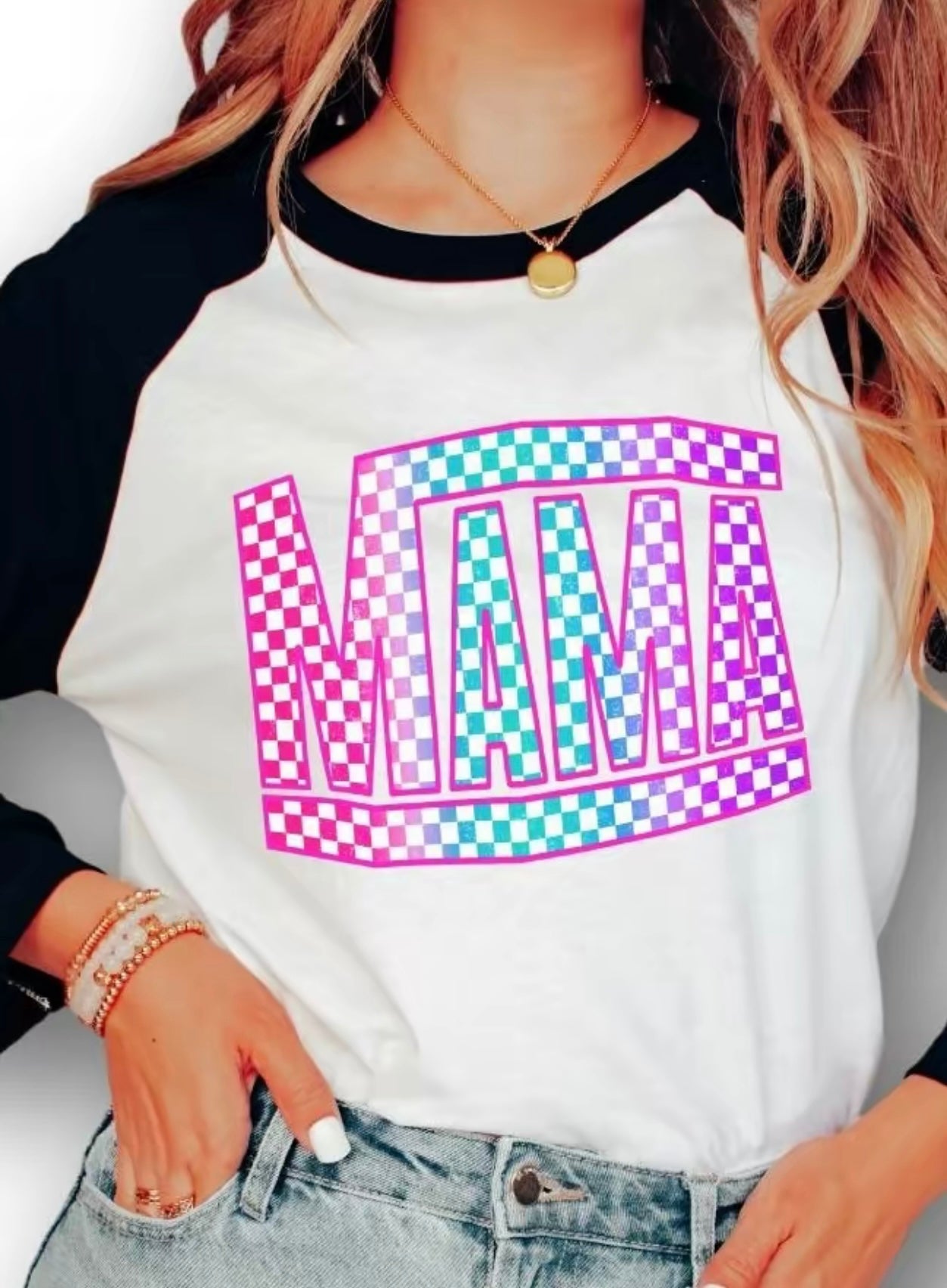 Mama Baseball Tee