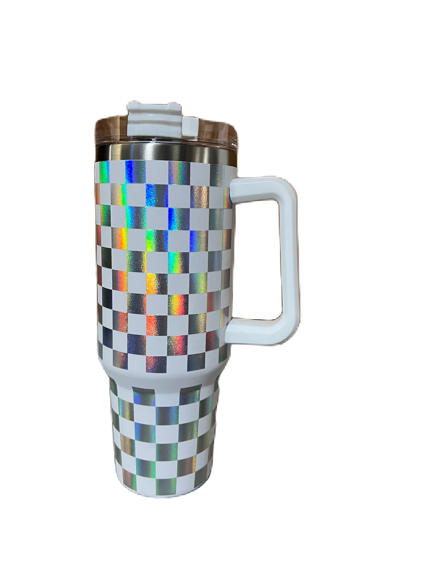 White Metallic Tumbler